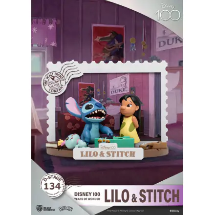 Disney 100 Years of Wonder D-Stage PVC Dioráma Lilo & Stitch 10 cm produktová fotografia