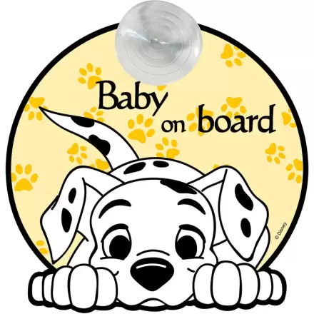 Disney 101 Dalmatians baby on board signál do auta produktová fotografia