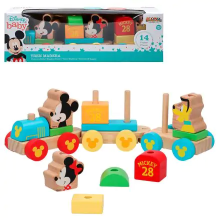 Disney Baby drevený vlak produktová fotografia