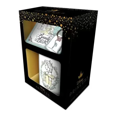 Disney hrnček, podložka a súprava kľúčeniek Beauty and the Beast Enchanted produktová fotografia