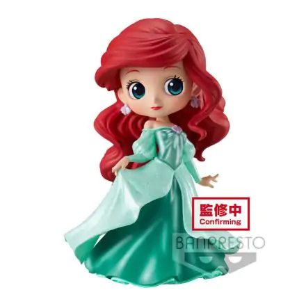 Disney Q Posket Mini Figúrka Ariel Hercegnő ruha Glitter Line 14 cm termékfotója