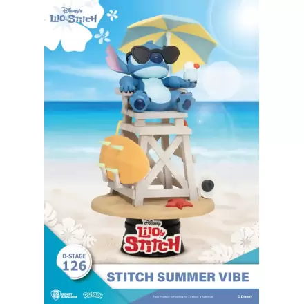 Disney D-Stage PVC Dioráma Stitch Summer Vibe 16 cm produktová fotografia