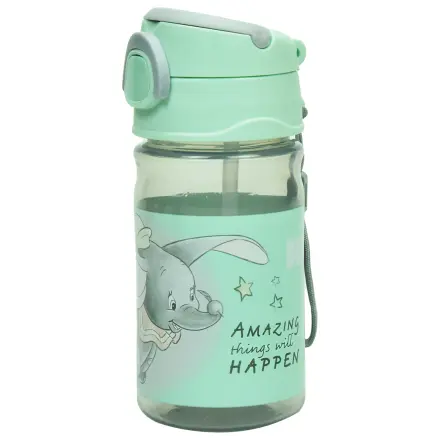 Disney Dumbo úžasná plastová fľaša so slamkou s vešiakom 350 ml produktová fotografia