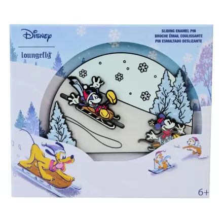 Disney by Loungefly Enamel Pins Mickey and friends Winter Wonderland Limited Edition 8 cm termékfotója