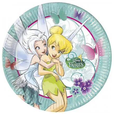Disney Fairyland Treats, Tinker Bell papierové taniere 8 ks 23 cm produktová fotografia
