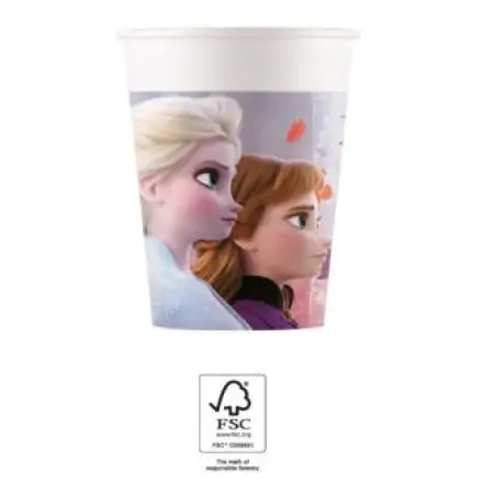 Disney Frozen II, Frozen papierový pohár 8 kusov 200 ml FSC produktová fotografia
