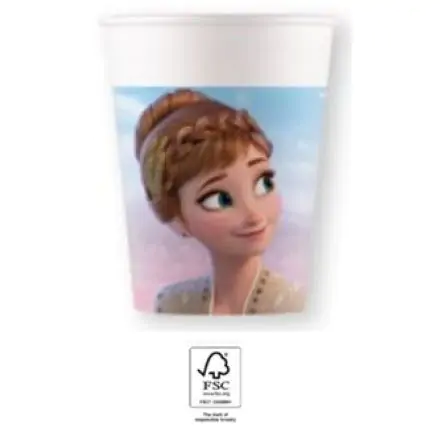 Disney Frozen II Wind Spirit Papierové poháre 8 ks 200 ml FSC produktová fotografia