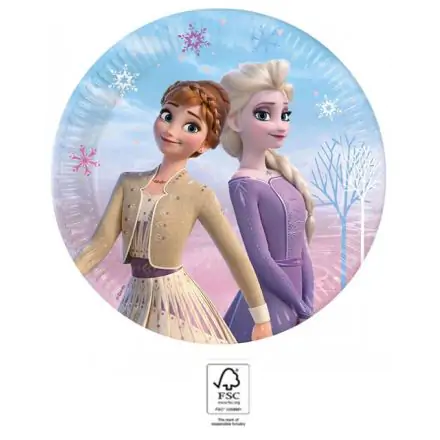Disney Frozen II Wind Spirit, Disney Frozen II papierové taniere, 8-balenie 23 cm FSC produktová fotografia