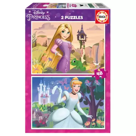 Disney Princess Rapunzel + Cinderella puzzle 2 x 48 dielikov produktová fotografia