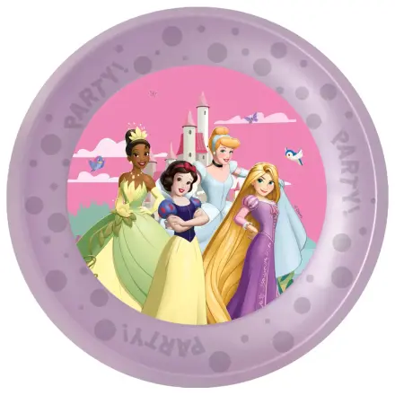 Disney Princess Create Your World mikro prémiový plastový tanier 4-dielna súprava 21 cm produktová fotografia