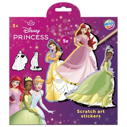 Disney Princess Fairytale zoškrabovacie art nálepky 5 ks produktová fotografia