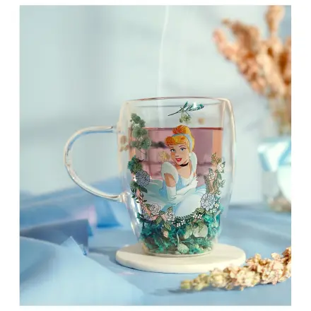 Disney Princess Cinderella Sklo so sušenými kvetmi 300 ml produktová fotografia