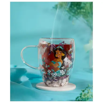 Disney Princess Jasmine Sklo so sušenými kvetmi 300 ml produktová fotografia