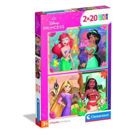 Disney Princess puzzle 2x20ks termékfotója