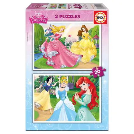 Disney Princess puzzle 2x20 kusov termékfotója