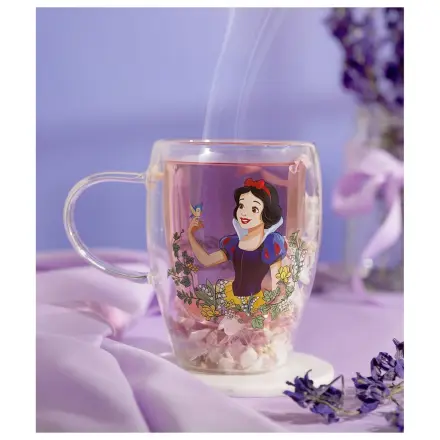 DISNEY PRINCESS Snehulienka Sklo so sušenými kvetmi 300 ml produktová fotografia