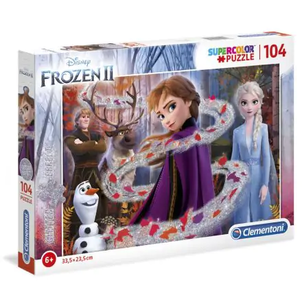 Disney Frozen 2 Glitter Effect puzzle 104pcs termékfotója