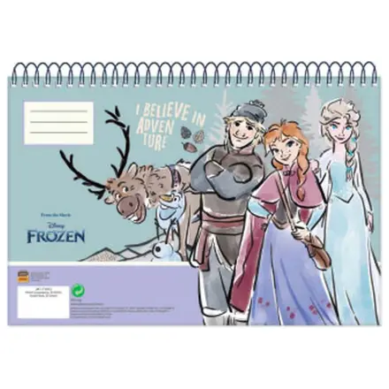 Disney Frozen Adventure A/4 špirálový skicár 30 listov produktová fotografia