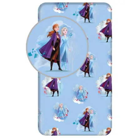 Disney Frozen Blue Leaves napínacia plachta 90*200 cm produktová fotografia