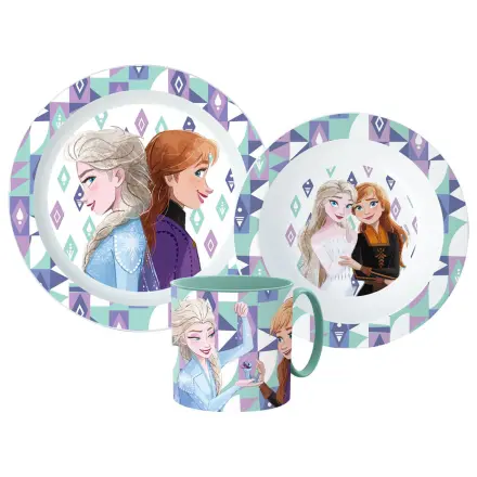 Disney Frozen Ice Magic jedálenský set, mikro plastový set s hrnčekom 265 ml produktová fotografia