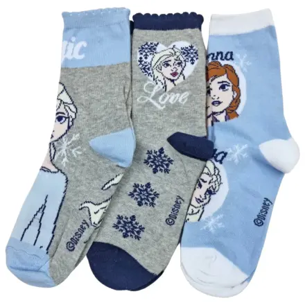 Disney Frozen Magic Blue detské ponožky 31/34 produktová fotografia