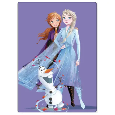 Disney Frozen fialová flísová deka produktová fotografia