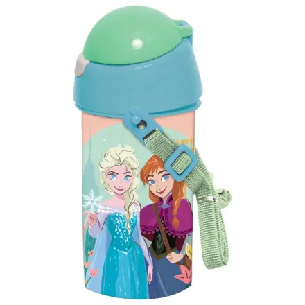 Disney Frozen Together plastová fľaša so slamkou a šnúrkou na krk 500 ml produktová fotografia