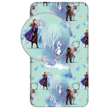 Disney Frozen Biela Trees Plachta s gumičkou 90x200 cm produktová fotografia