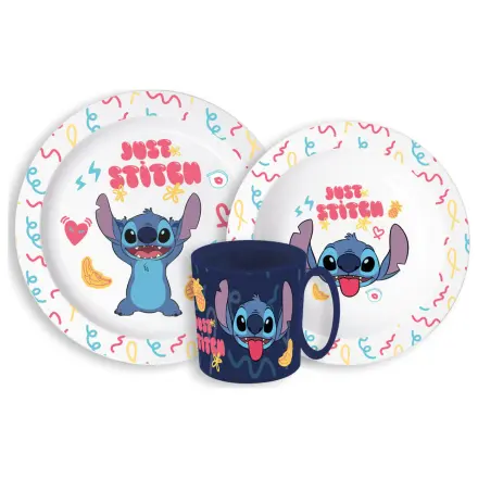Disney Lilo & Stitch Palms Dinner Set, mikro plastová súprava s hrnčekom 265 ml produktová fotografia