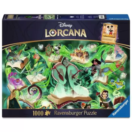 Disney Lorcana Jigsaw Puzzle Glimmers of the Realm: Emerald (1000 dielikov) produktová fotografia