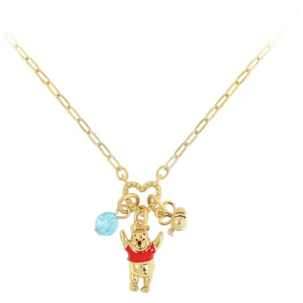 Disney Winnie the Pooh Charm s kamienkami náhrdelník produktová fotografia