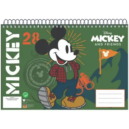 Disney Mickey A/4 špirálový skicár 30 listov produktová fotografia