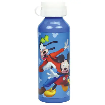 Disney Mickey modrá hliníková fľaša na vodu s vrchnákom na pitie 520 ml produktová fotografia