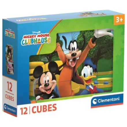 Disney Mickey Club House Mickey Cubes puzzle 12 kusov produktová fotografia