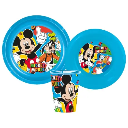 Disney Mickey Cool Summer obedový riad sada, Plastic sada produktová fotografia