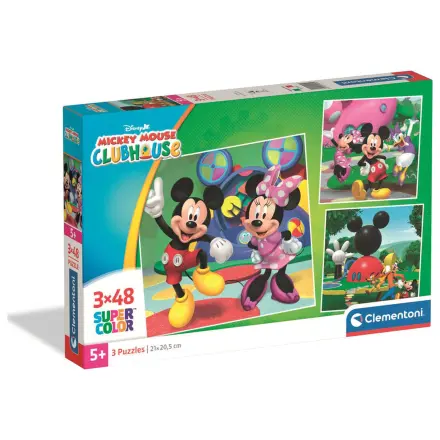 Disney Mickey Mouse Club House puzzle 3x48ks produktová fotografia