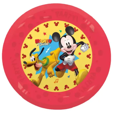 Disney Mickey Jump Into Fun mikro prémiová plastová plochá tanier 4-dielna súprava 21 cm produktová fotografia