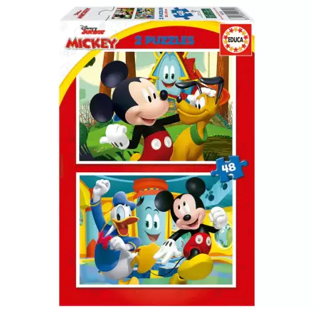 Disney Mickey Mouse Fun House puzzle 2x48 dielikov produktová fotografia