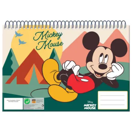 Disney Mickey Nature A/4 špirálový skicár, 30 listov produktová fotografia