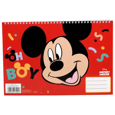 Disney Mickey Oh Boy A4 špirálový skicár, 30 listov produktová fotografia
