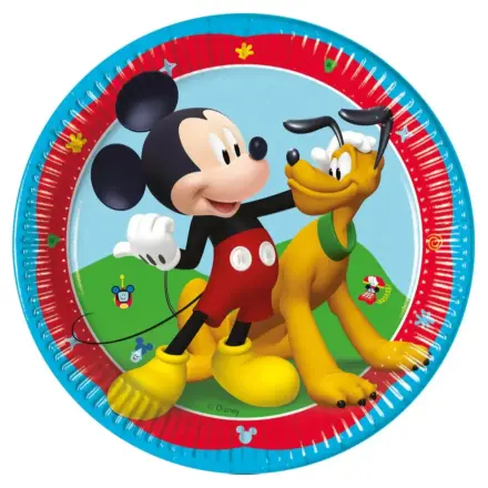 Disney Mickey Rock the House papierový tanier 8-kusový 20 cm FSC produktová fotografia