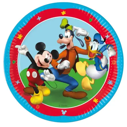 Disney Mickey Rock the House papierové taniere 8 ks 23 cm FSC produktová fotografia