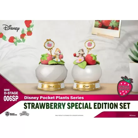 Disney Mini Diorama Stage Sošky Pocket Plants Series Strawberry Special Edition Set 12 cm produktová fotografia