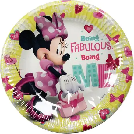 Disney Minnie Happy papierové taniere 8 ks 19.5 cm produktová fotografia