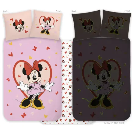 Disney Minnie Heart Glow-in-the-Dark detská obliečka na perinu pre batoľatá produktová fotografia