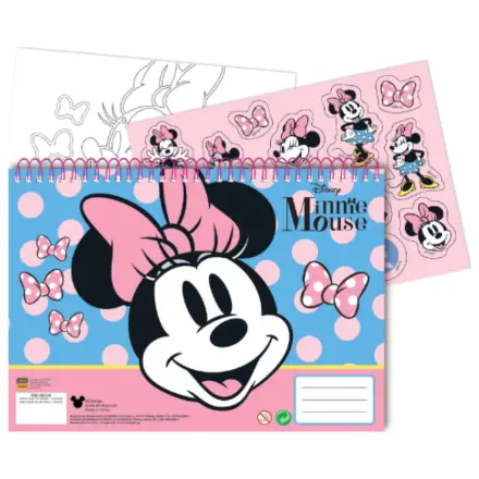 Disney Minnie Joy A/4 špirálový skicár, 40 listov s nálepkami produktová fotografia