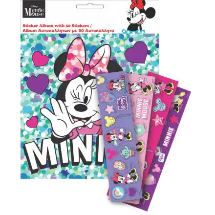 Disney Minnie Nálepkový album s 50 nálepkami produktová fotografia
