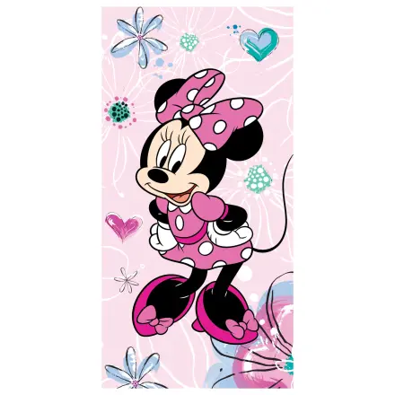 Disney Minnie Ružový kvetinový uterák produktová fotografia