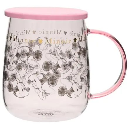 Disney Minnie sklenený hrnček s viečkom (532 ml) produktová fotografia