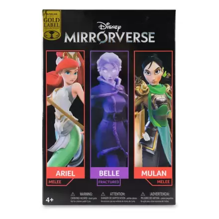 Disney Mirrorverse akčné figúrky Princess Pack Mulan, Belle (Fractured) & Arielle (Gold Label) 13 - 18 cm produktová fotografia